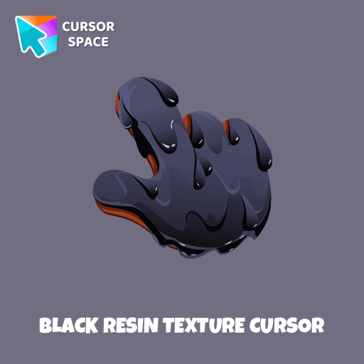 Black Resin Texture cursor pointer cursor